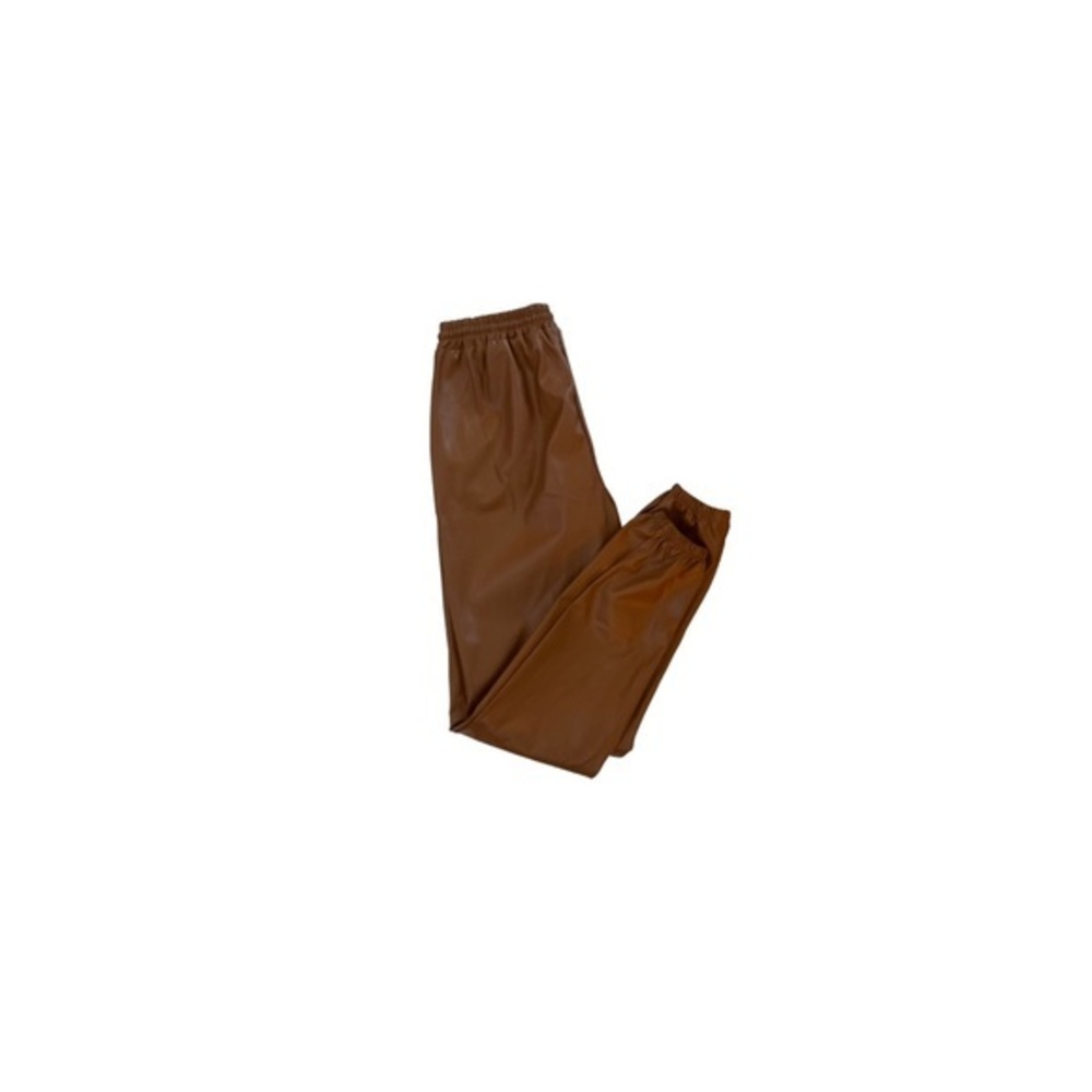 Vegan Leather Joggers